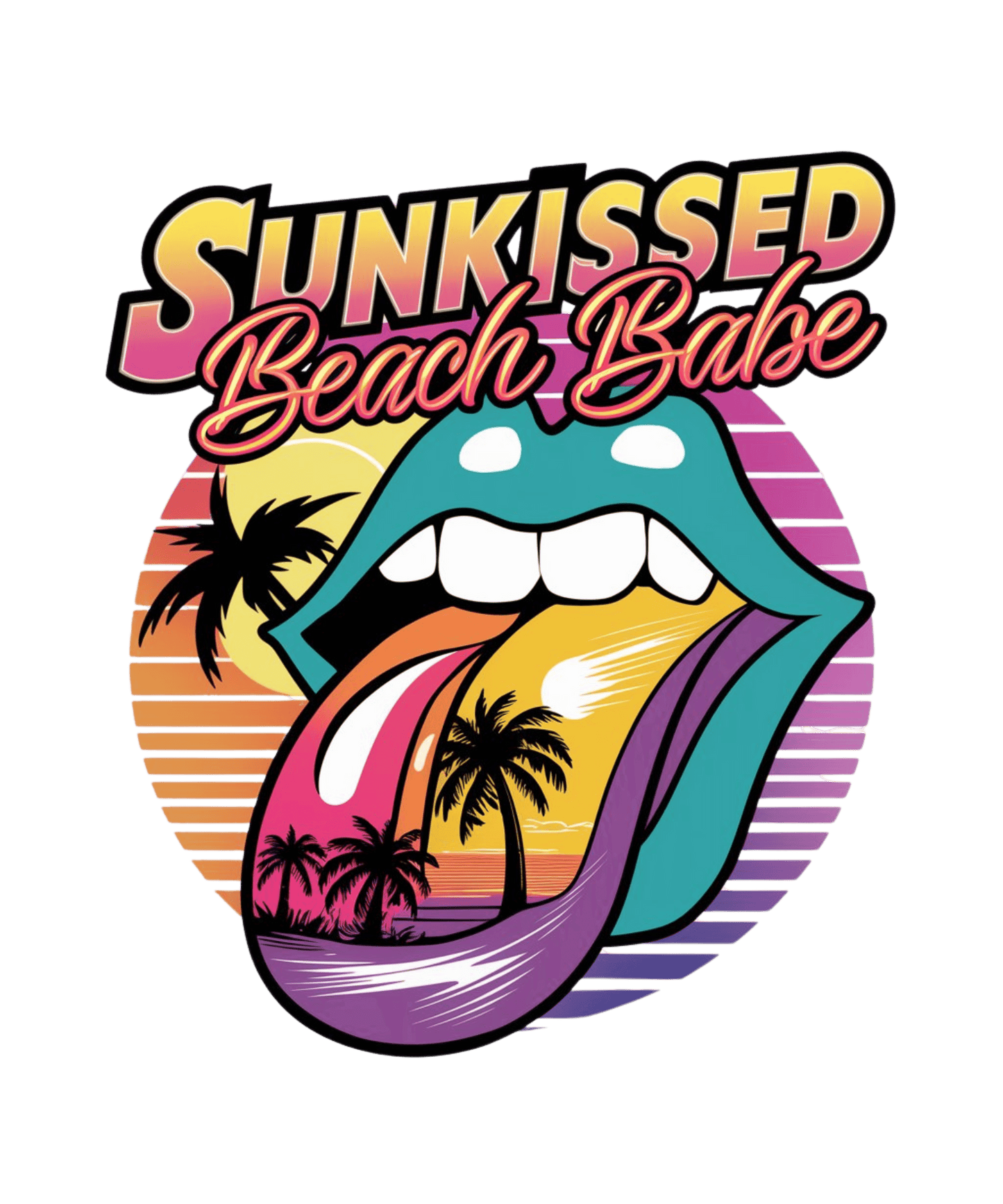 Chica de playa bañada por el sol - ST10