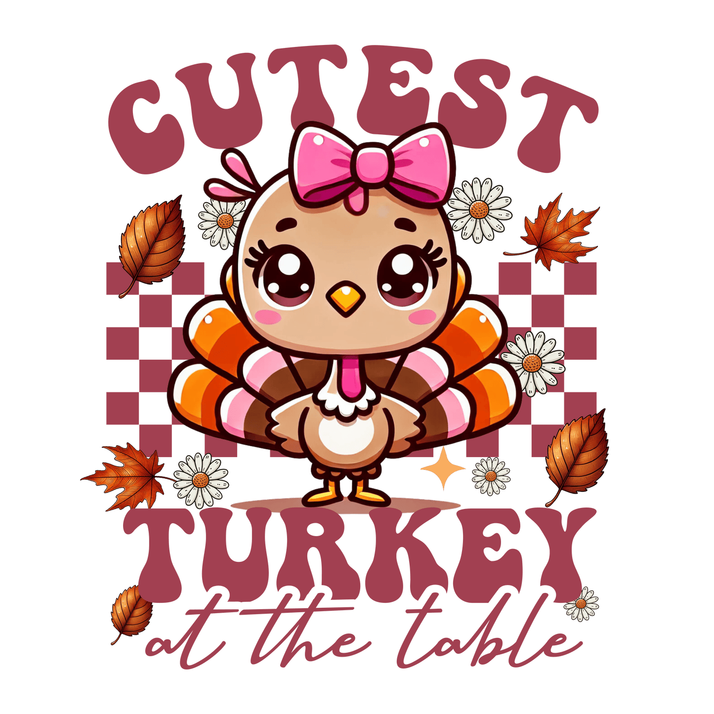 Cutest Turkey at the Table- TH55