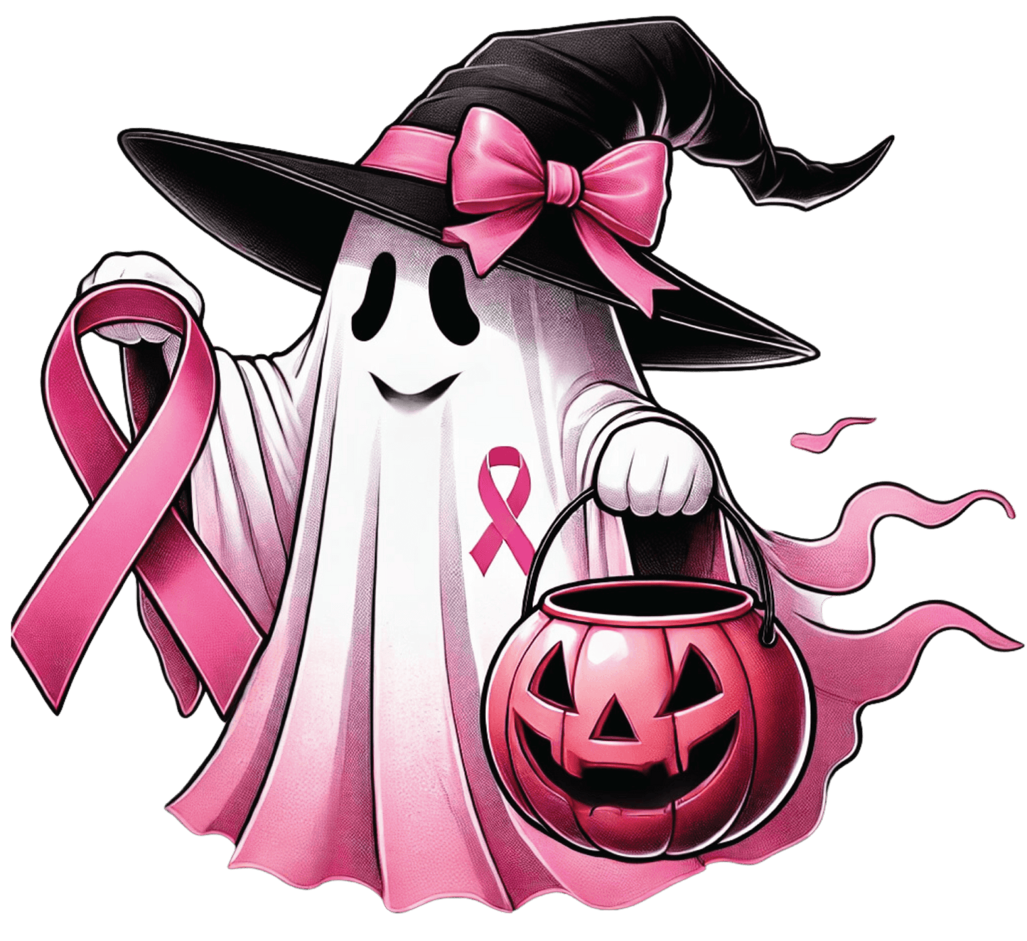 Ghost Cancer Ribbon-PO20