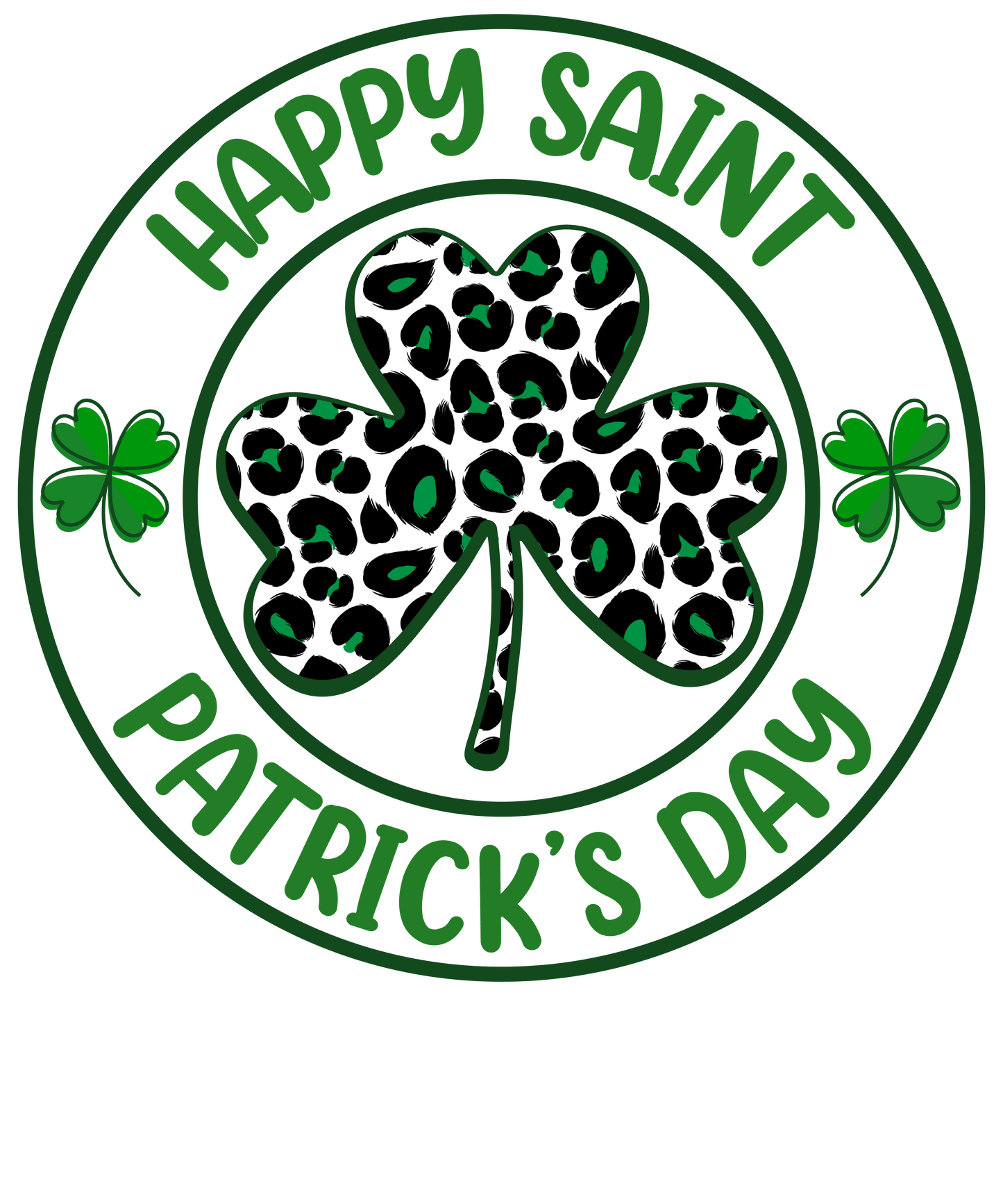 Leopardo Feliz Día de San Patricio-SPD14