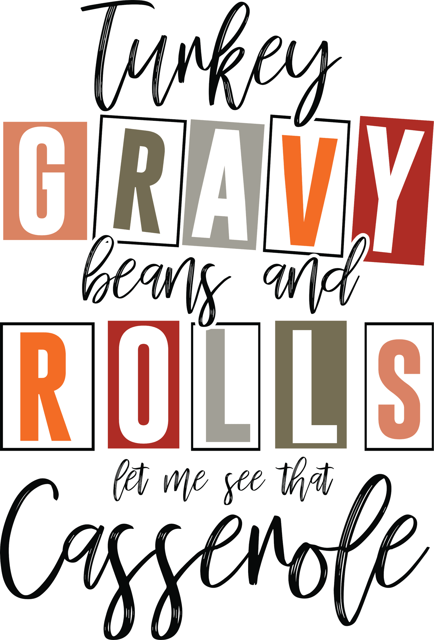 Turkey Gravy beans and Rolls- TH05