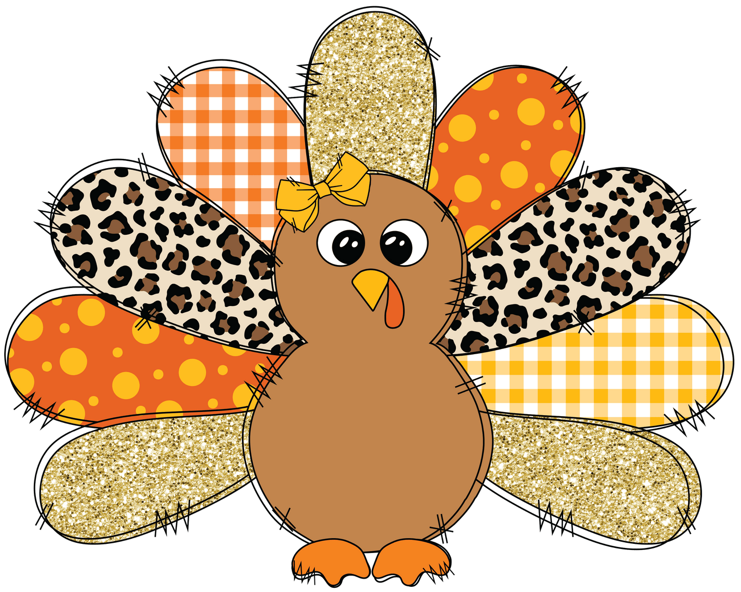 Glitter Turkey- TH20