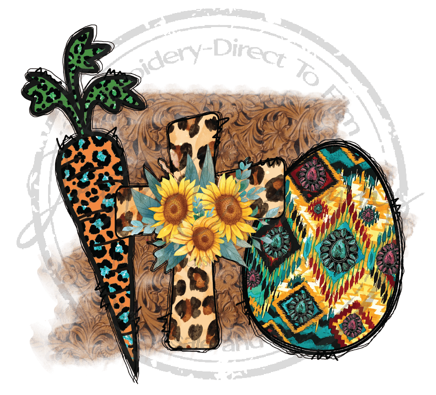 Leopard Cross Sunflower-e10