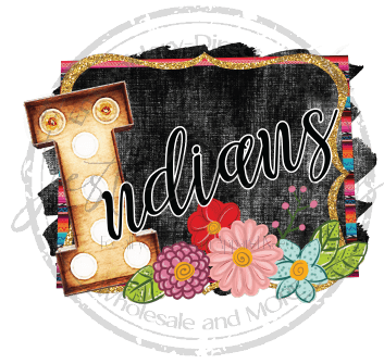 Chalkboard Marquee Indians- ssI05DTF