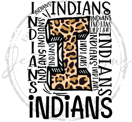 Estampado de leopardo I Indios 2-ssI77DTF