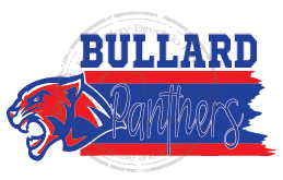 Torn Ribbon Bullard Panthers-ss BP29DTF
