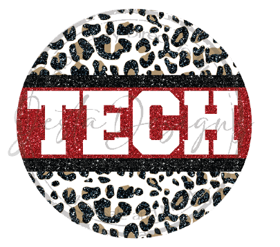 Leopard Print Texas Tech-ssC09DTF