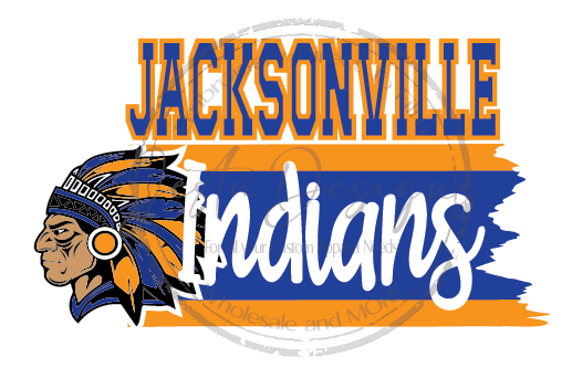 Cinta desgastada de los Indios de Jacksonville, ss I102DTF