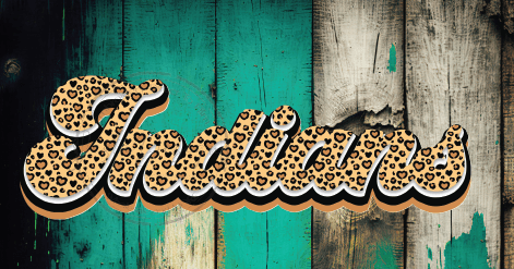 Indios con estampado de leopardo - ss I14DTF