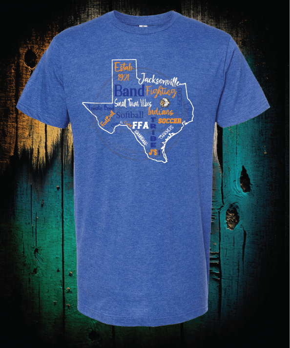Jacksonville Texas en color-ss I93DTF