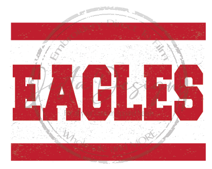 Distressed Eagles Logo-ss R11DTF