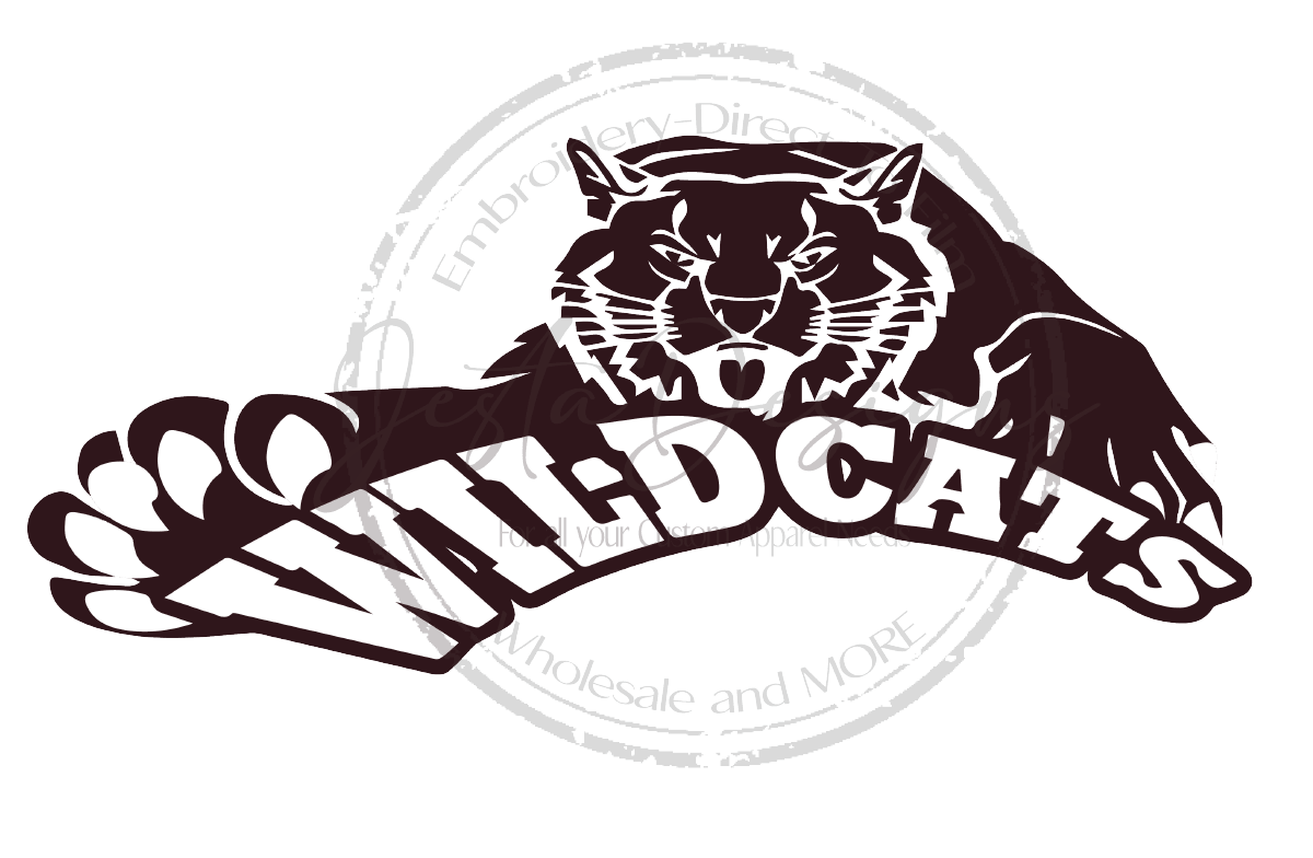 WILDCATS LOGO TEE-ss P06DTF