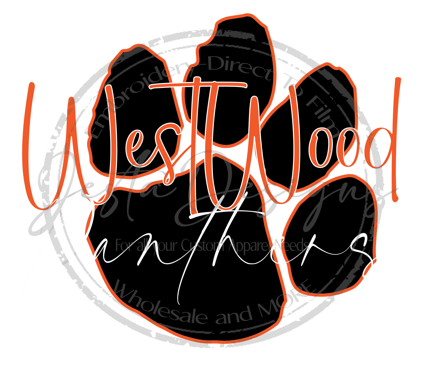 WestWood Panthers (Panther Paw)-ss WW11DTF