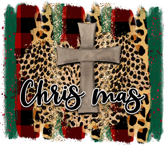 Christmas Cross- CH08dtf