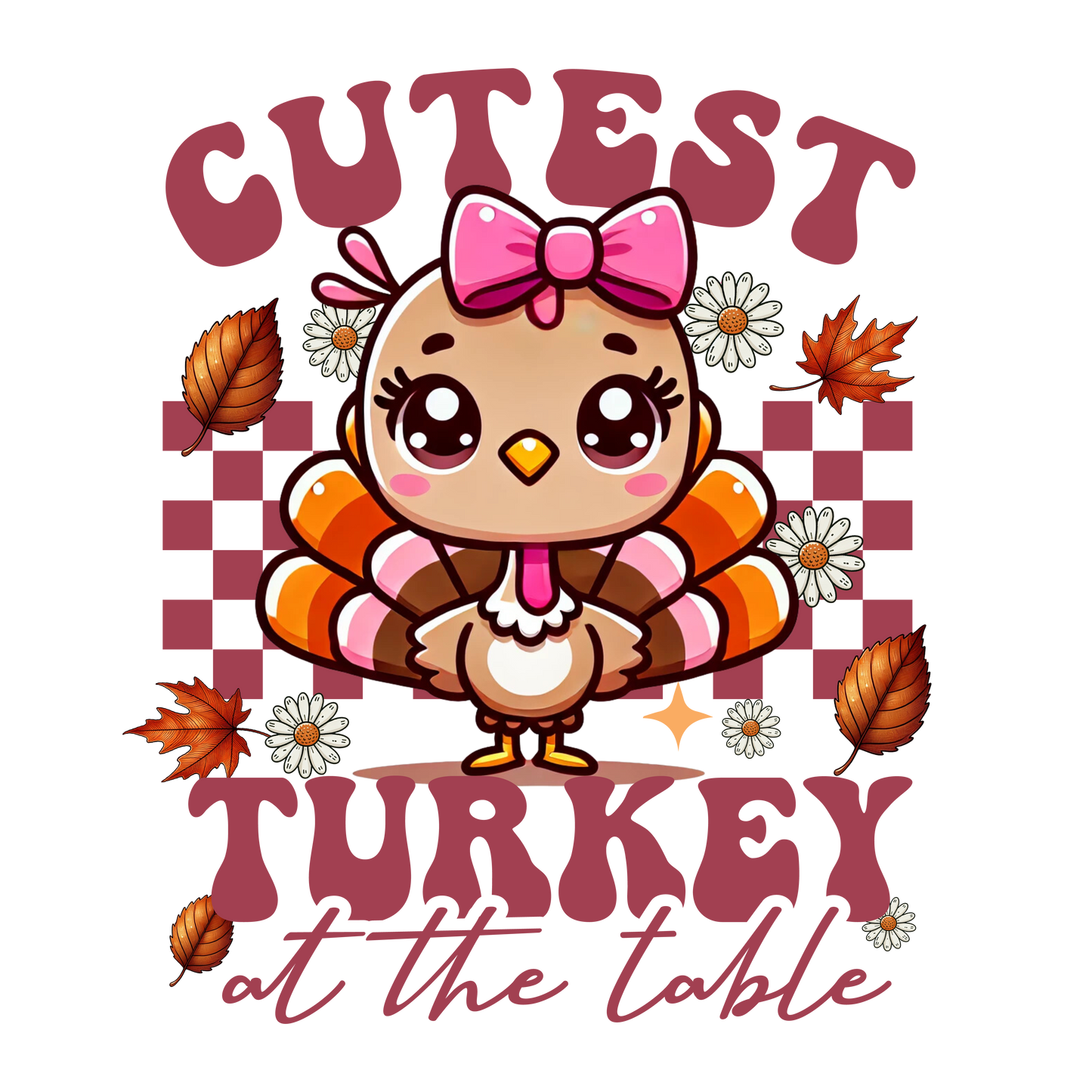 Cutest Turkey at the Table- TH55