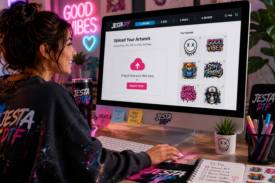 Upload Your Artwork & Place Your Order in Minutes