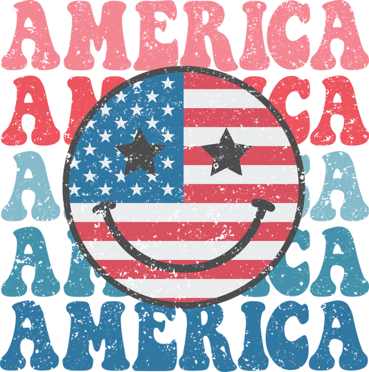 SMILEY FACE AMERICA- J4-23