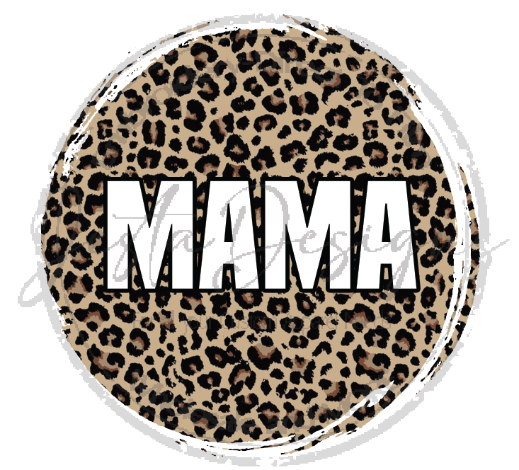 Leopard Print Mama-ms05DTF