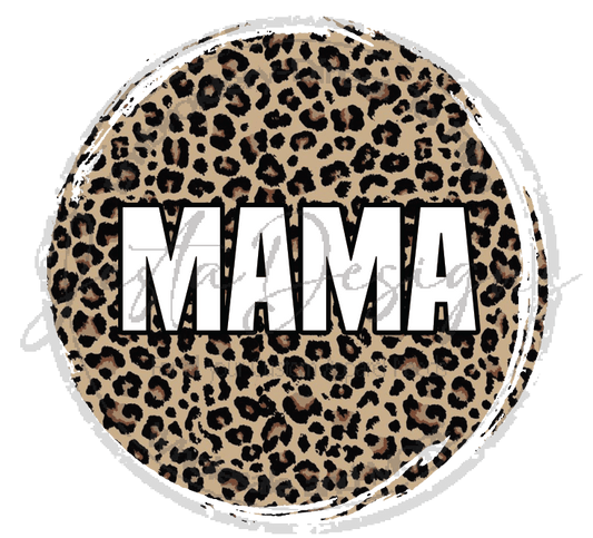 Leopard Print Mama-ms05DTF