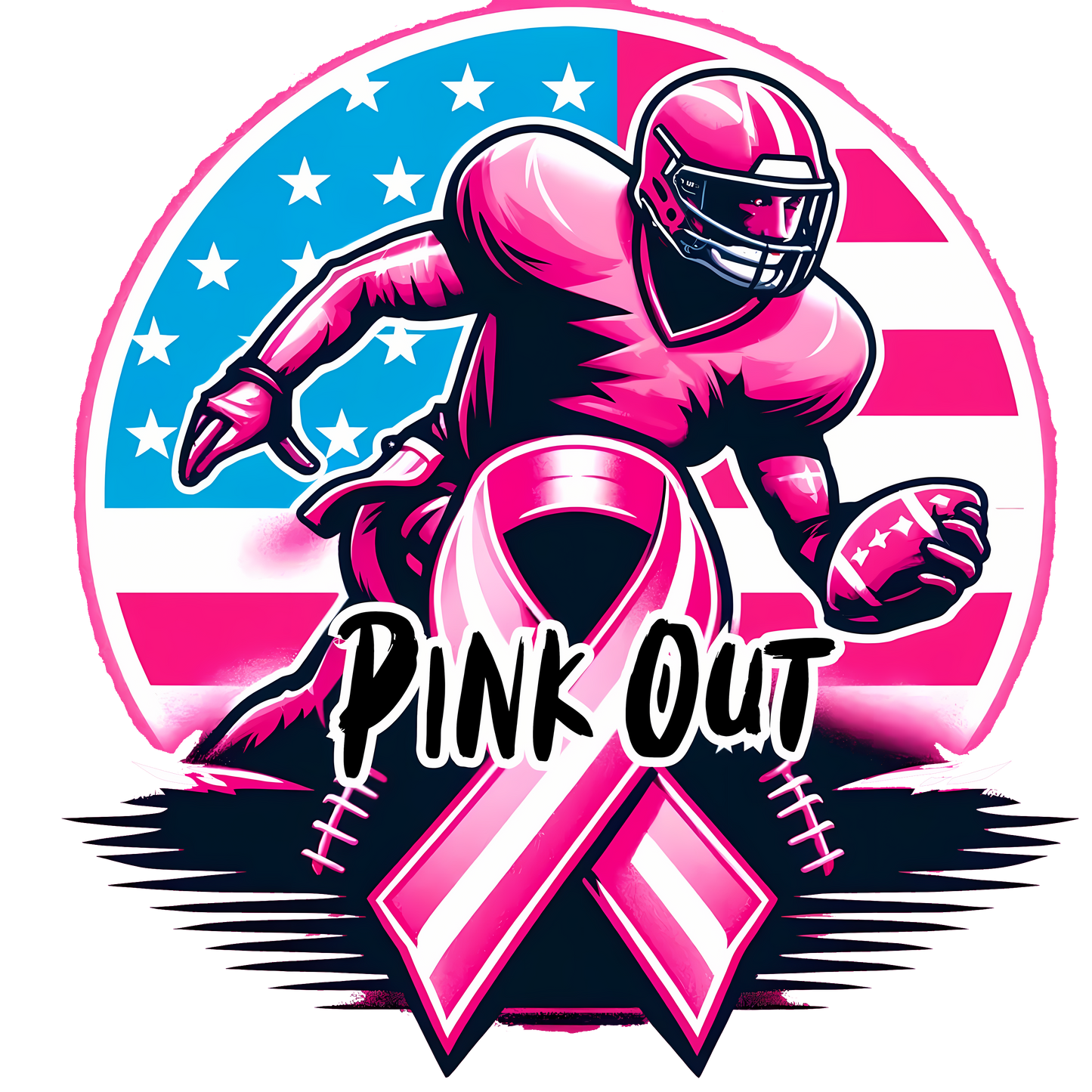 Pink Out FOOTBALL-PO02