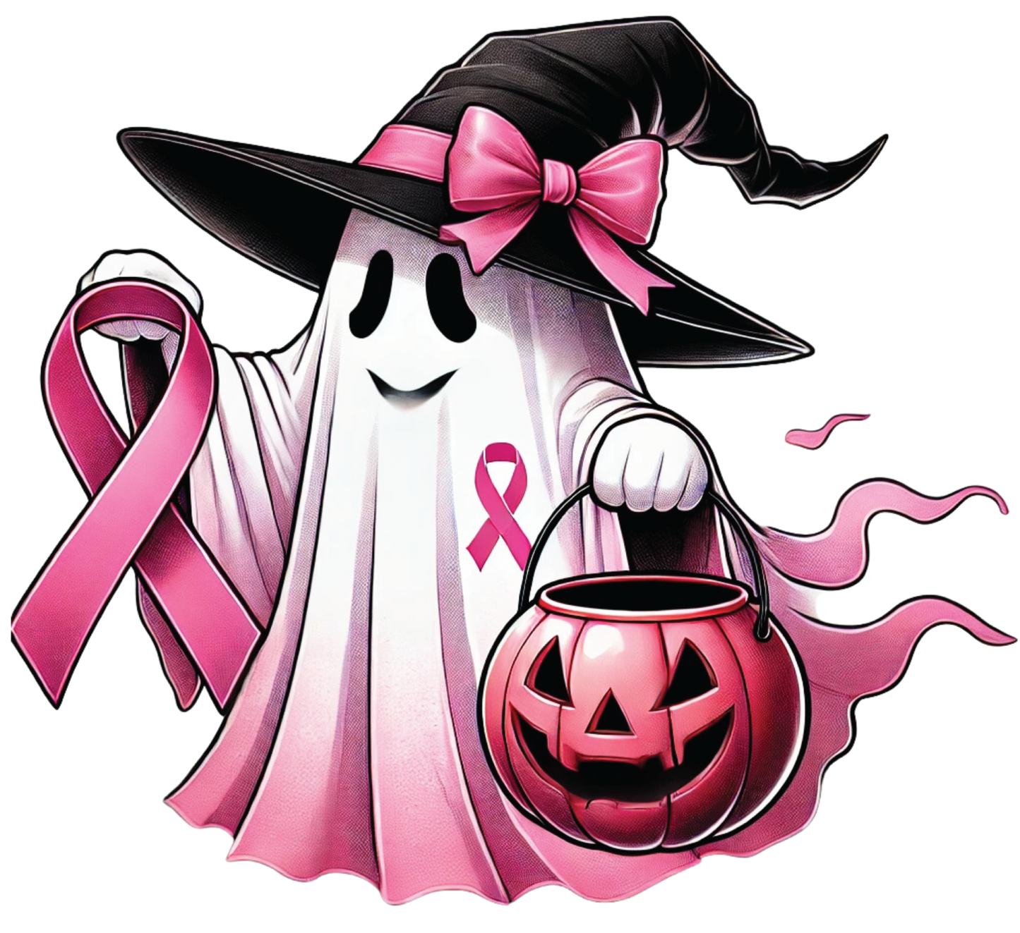 Ghost Cancer Ribbon-PO20