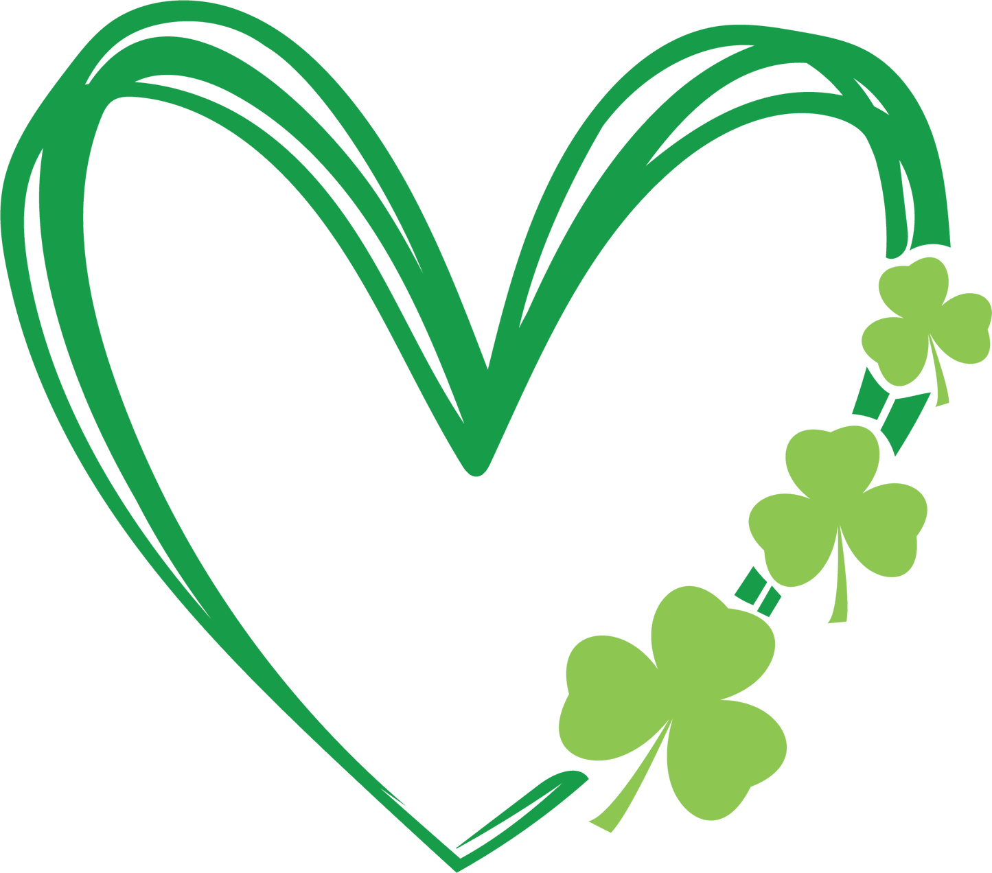 Green Heart Shamrocks-SPD05