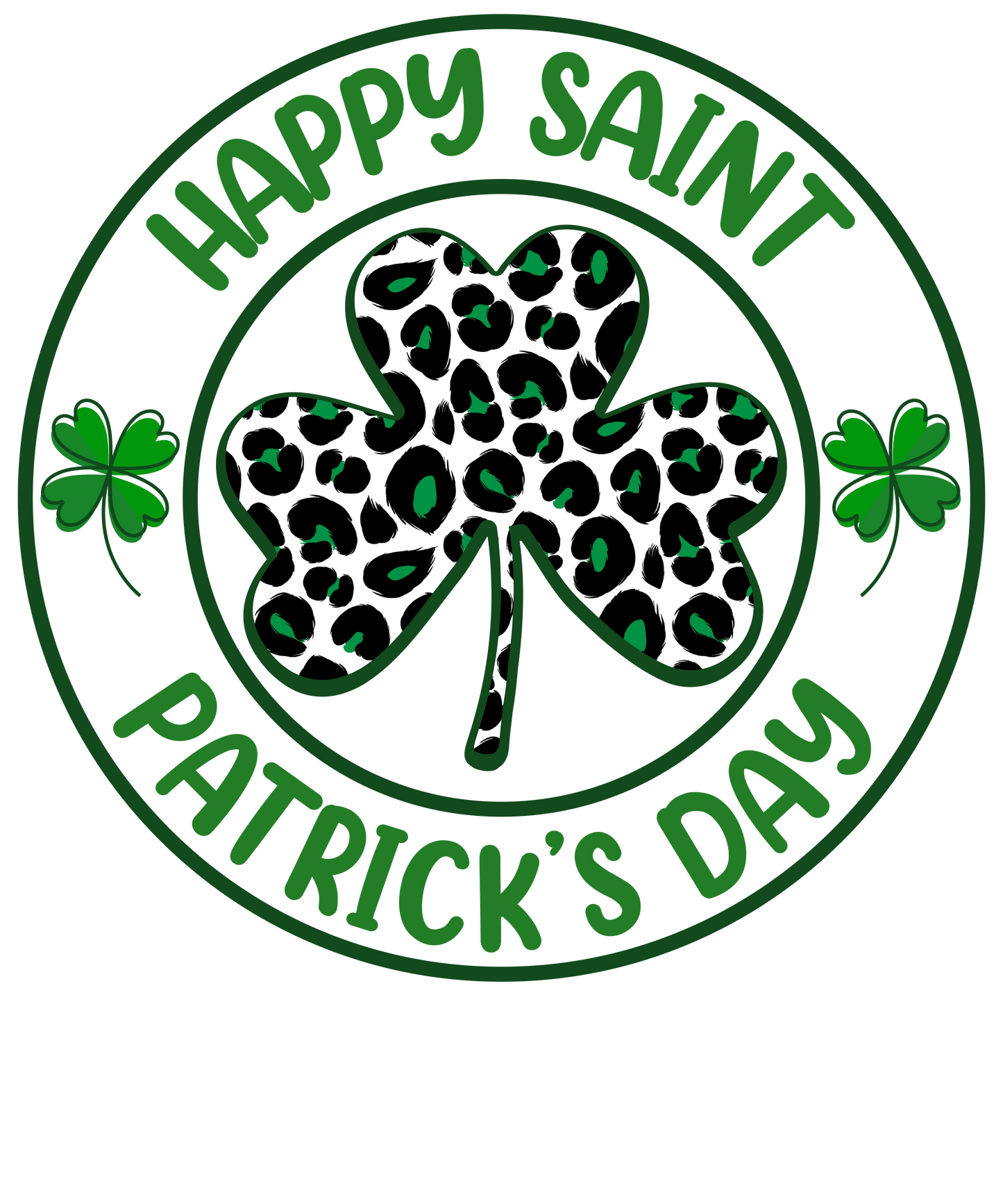 Leopard Happy Saint Patrick's Day-SPD14