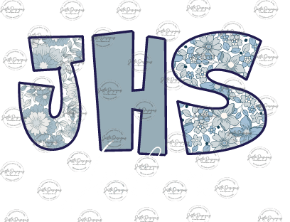 Boho Blue JHS INDIANS-ss I112BLDTF