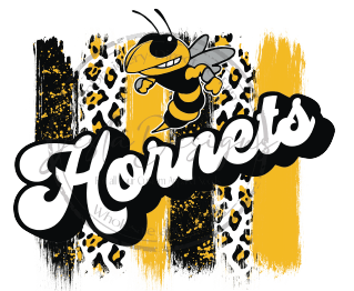 Brushstroke Hornets SSNSH03 DTF