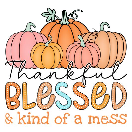 Thankful Blessed Pumpkin- TH28