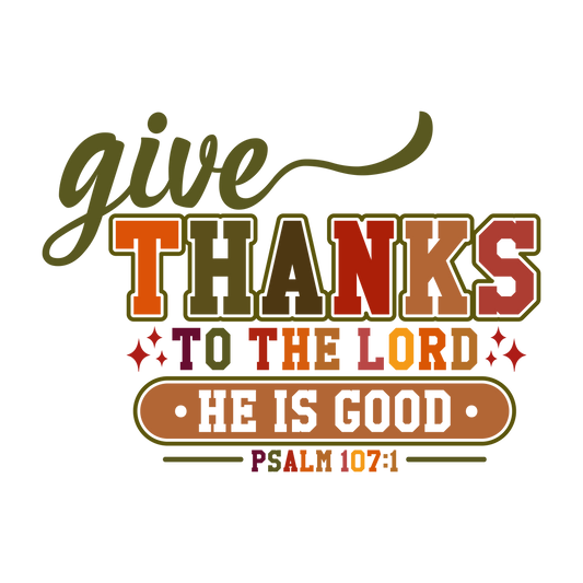 Give Thanks To the Lord- TH29