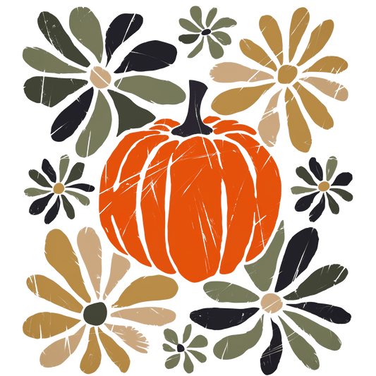 Boho Floral Pumkin- TH42