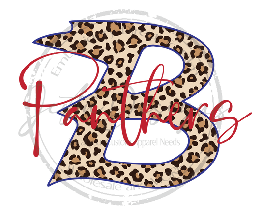 Small Leopard Print B Panthers-ss BP12DTF