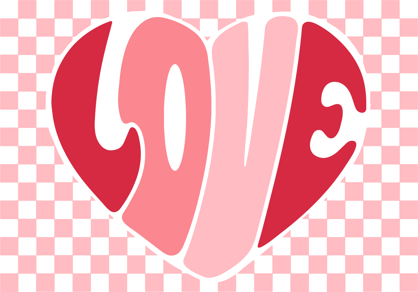 Checkered Love-js V23DTF