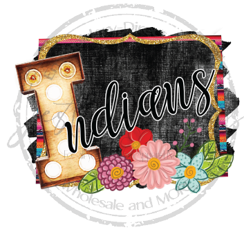 Chalkboard Marquee Indians- ssI05DTF