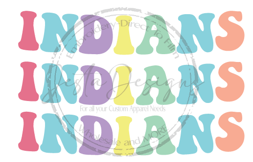 Pastel INDIANS-ss I101DTF