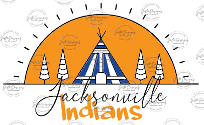 Sunset Tepee Jacksonville Indians-ss I109DTF